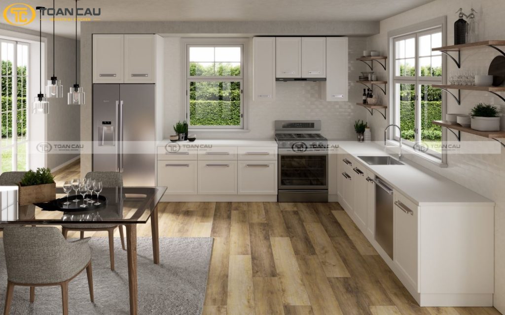 kich thuoc bep chu l theo phong thuy 1