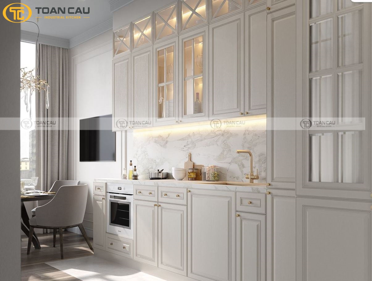 Thiết kế mở kết hợp với phòng ăn tối ưu hoá diện tích không gian
