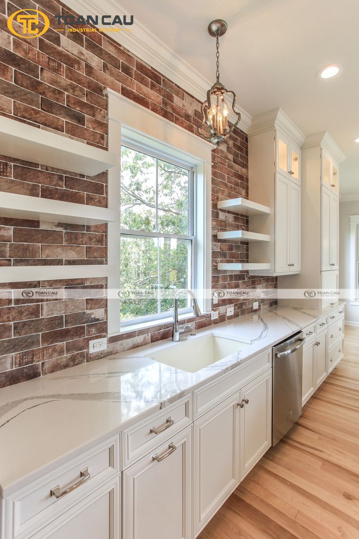 mau ke bep xay gach 2