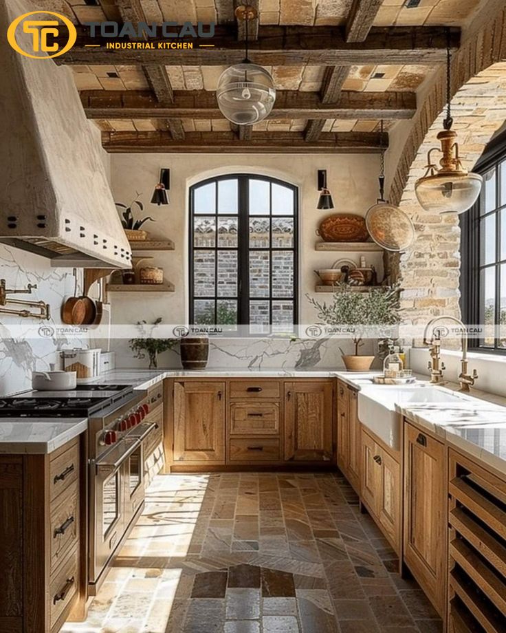 mau ke bep xay gach 22