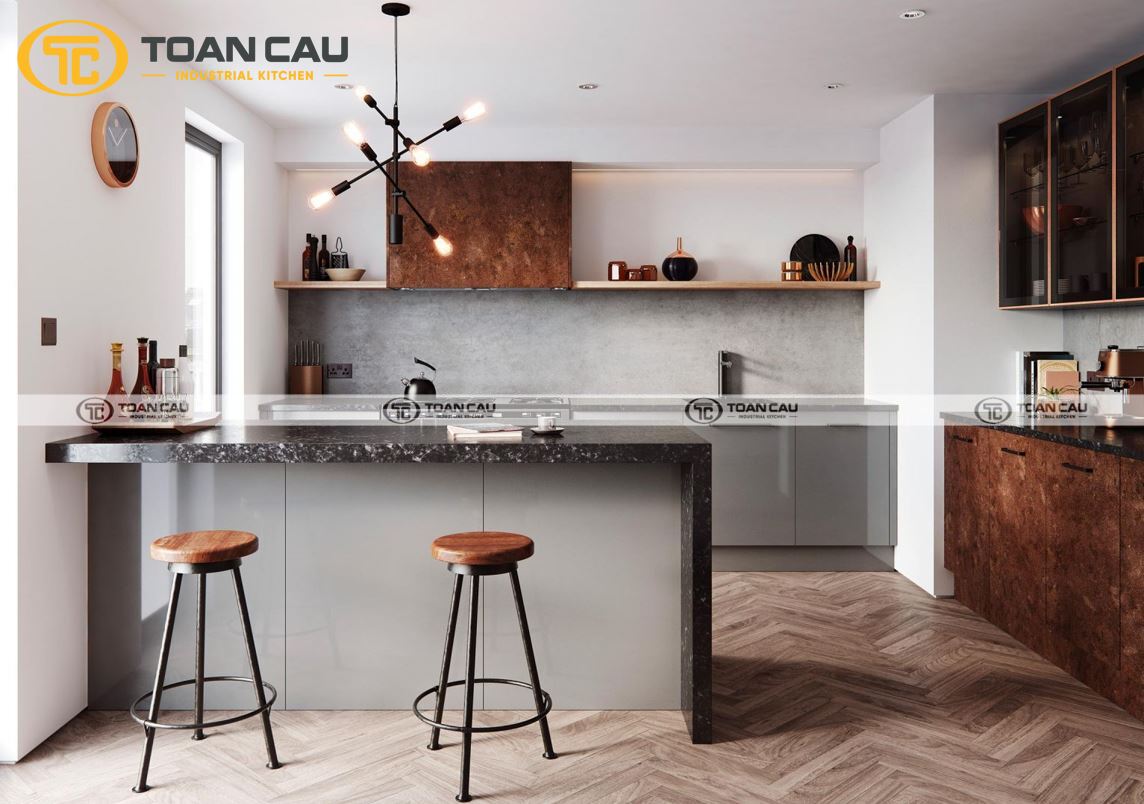 mau quay bar ngan bep va phong khach 2