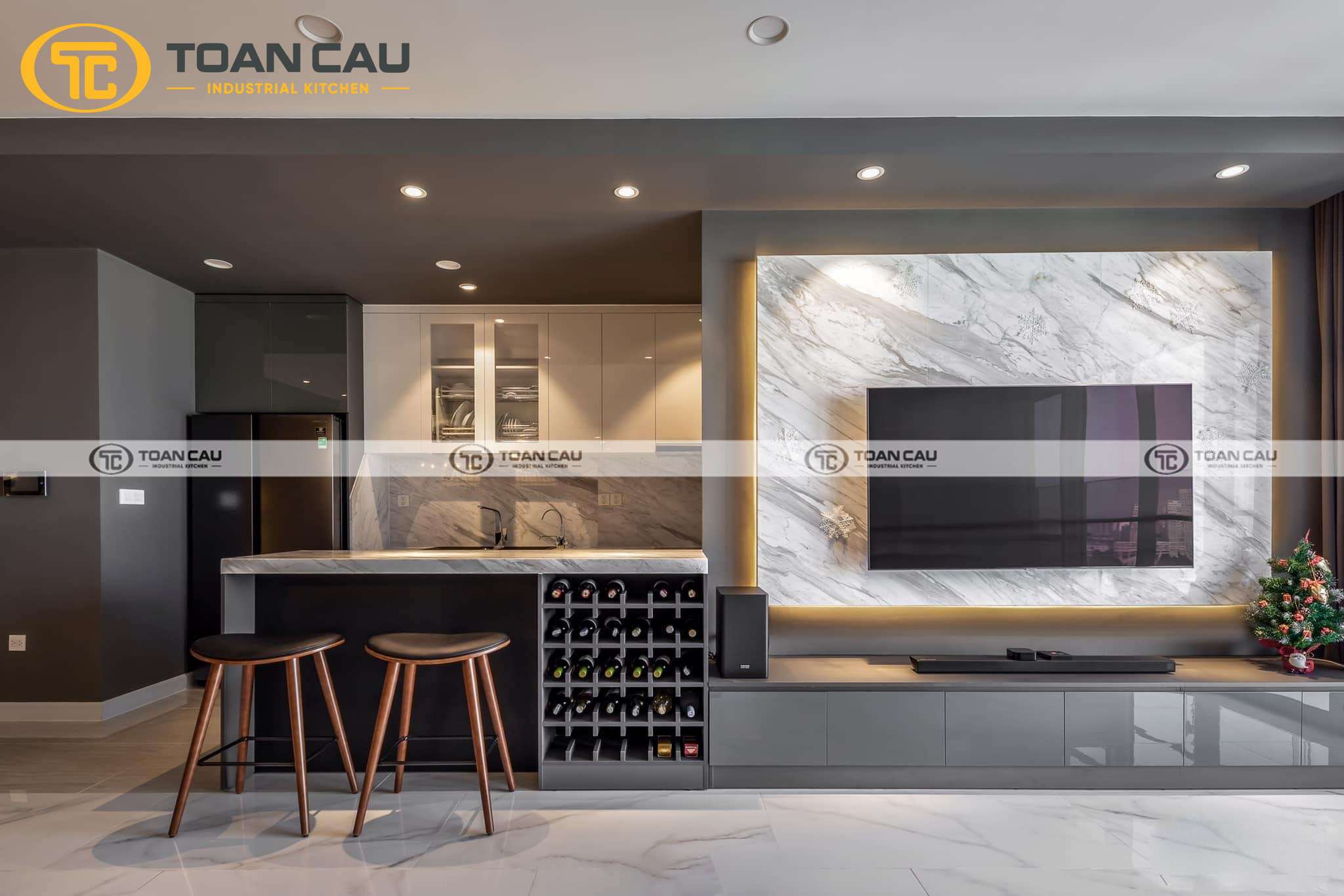 mau quay bar ngan bep va phong khach 4