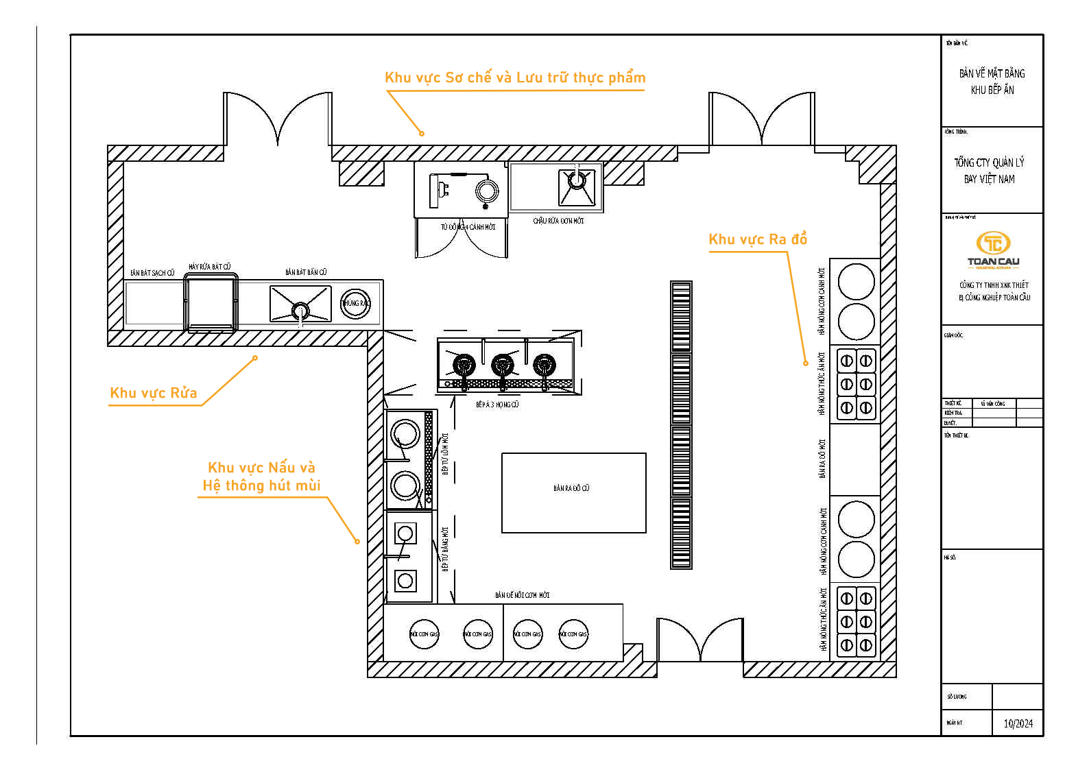 Ban Thiet ke MAT BANG BEP TONG CTY QUAN LY BAY