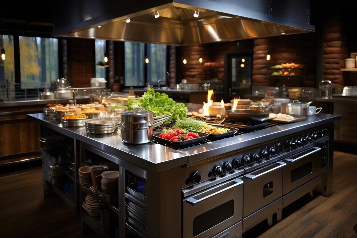 Thiết kế bếp công nghiệp