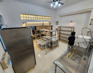 Toàn cảnh khu bếp Teazen tea