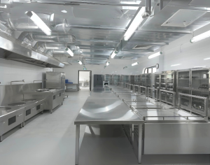 Hoàn thành dự án thiết kế bếp trường mầm non Lâm Tiên