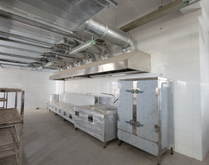 Quá trình lắp đặt thiết bị bếp cho trường mần non Lâm Tiên