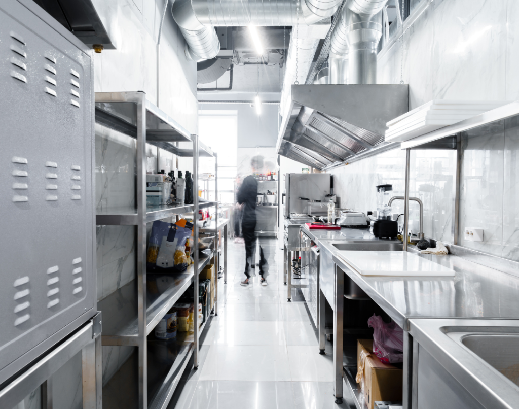 thiết kế bếp công nghiệp theo phong cách Châu Á