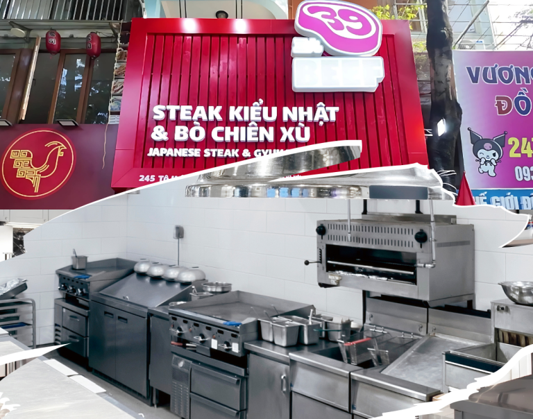 Dự Án Thiết Kế Bếp Nhà Hàng 39 Beef – Steak Nhật & Bò Chiên Xù