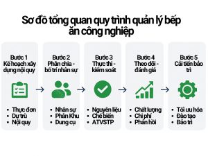 Chi Tiết 5 Bước Quản Lý Bếp Ăn Công Nghiệp Chuẩn