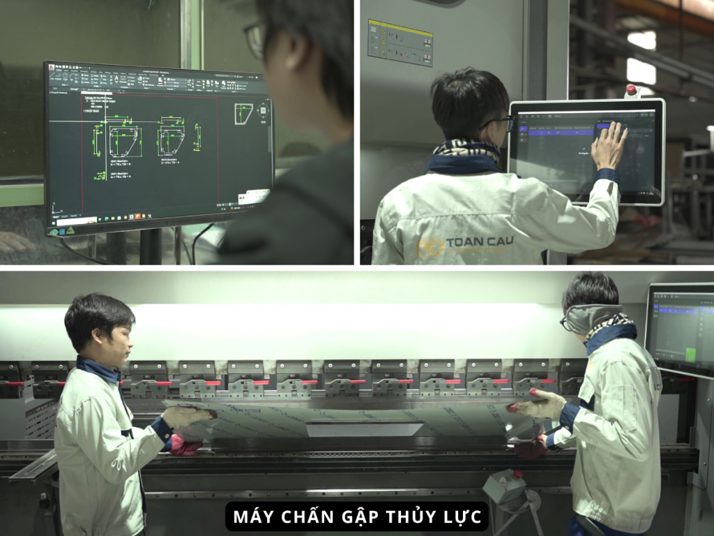 Hình ảnh máy gập chấn thủy lực