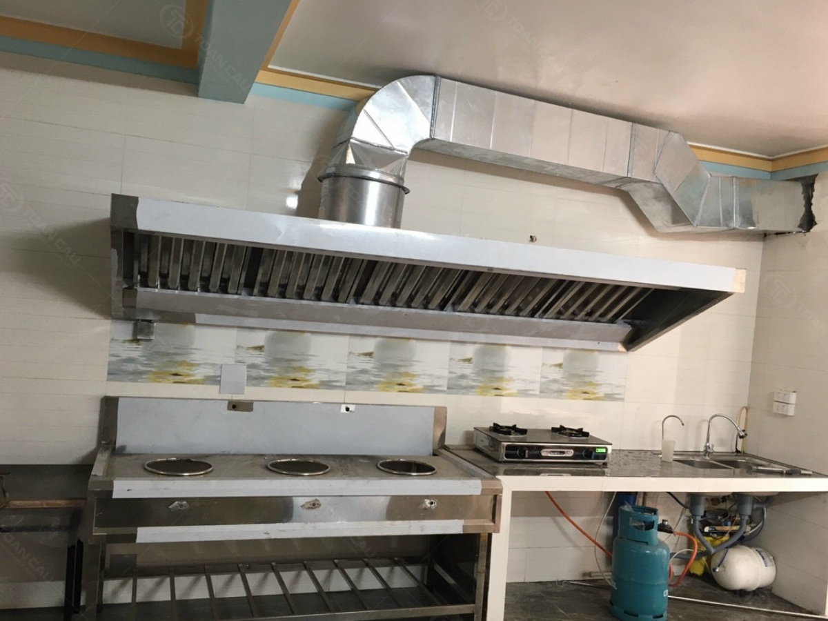 rò rỉ trong hệ thống hút mùi bếp công nghiệp là nguyên dẫn đến hệ thống hoạt động không hiệu quả