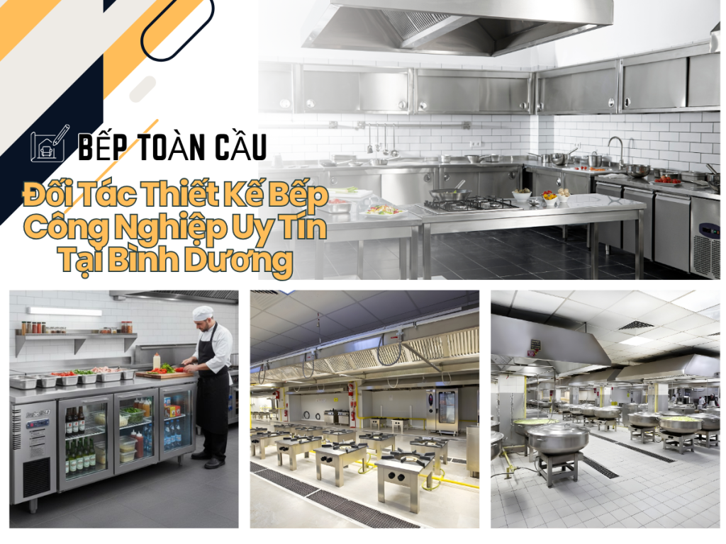 Dịch vụ thiết kế bếp công nghiệp Bình Dương