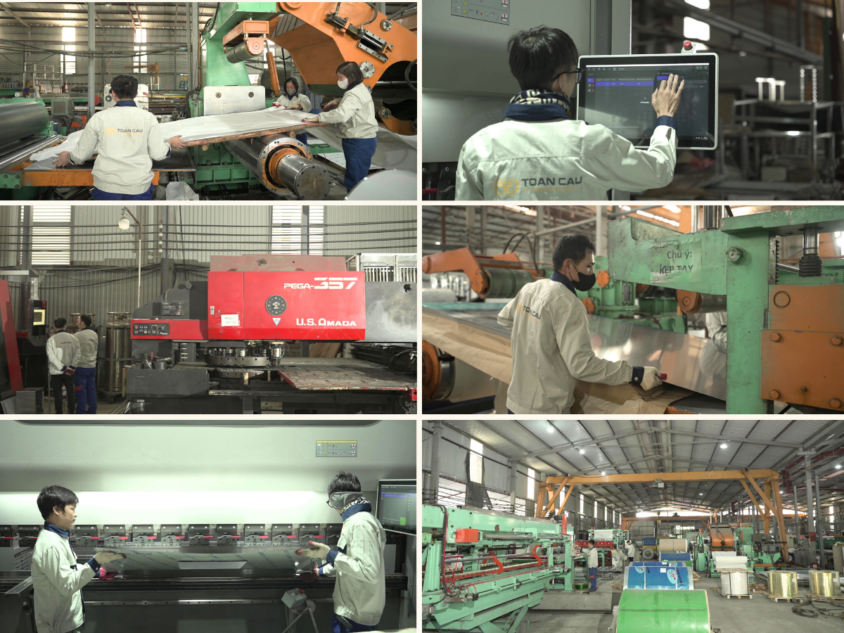 Hình ảnh Xưởng sản xuất inox của công ty tại bình dương