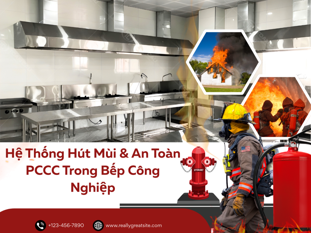 Hệ Thống Hút Mùi & An Toàn PCCC Trong Bếp Công Nghiệp