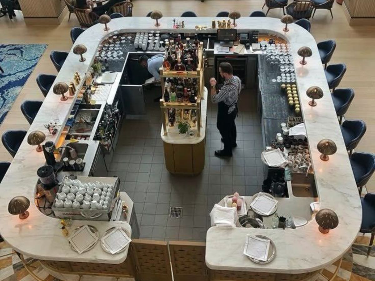 20+ Mẫu Quầy Bar Đẹp Quán Cafe, Trà Sữa & Nhà Hàng 7 Mẫu quầy bar đẹp quán cafe đảo