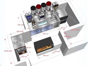 Kích Thước Quầy Pha Chế Bao Nhiêu Là Chuẩn?