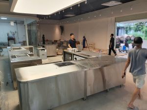 Modun quầy bar pha chế lắp đặt hoàn thiện